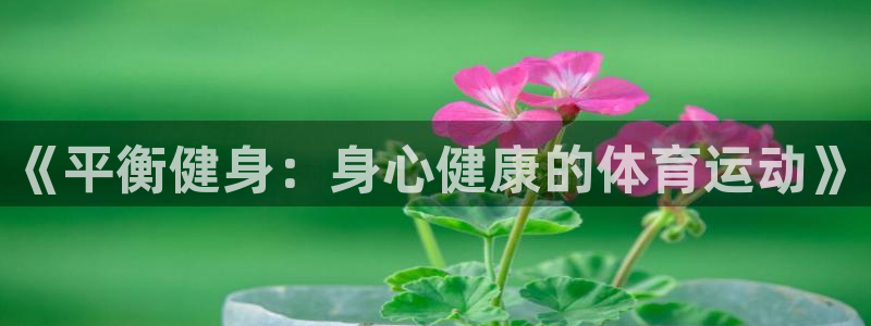 betway西汉姆：《平衡健身：身心健康的体育运动》